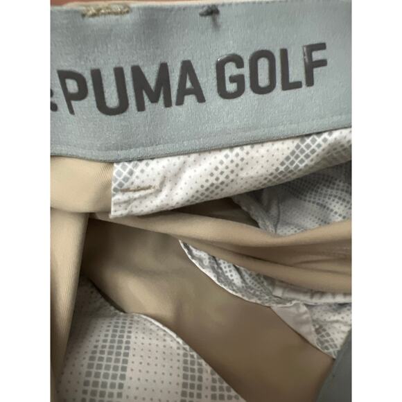 Puma Golf Pants Casual Chino Flat Front Beige Khaki Mens Size 40x32 - Picture 6 of 10